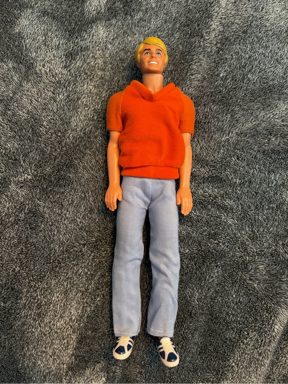 Mattel 1980s era Malibu Ken Doll. Articulated knees, legs, shoulders.
